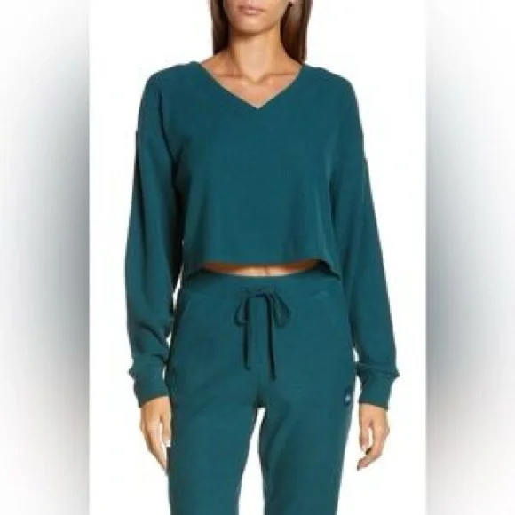 NWT ALO Yoga Muse Sweatpant Galactic Teal Green | size S - Picture 2 of 7